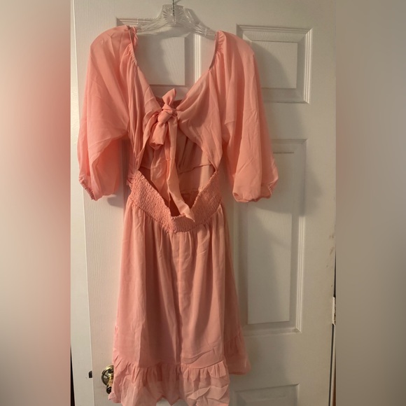 Charming Pink Women’s Dress - Picture 2 of 4